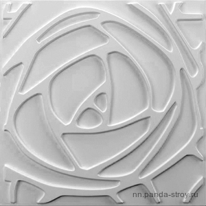3D Эко панель Peony 500x500мм
